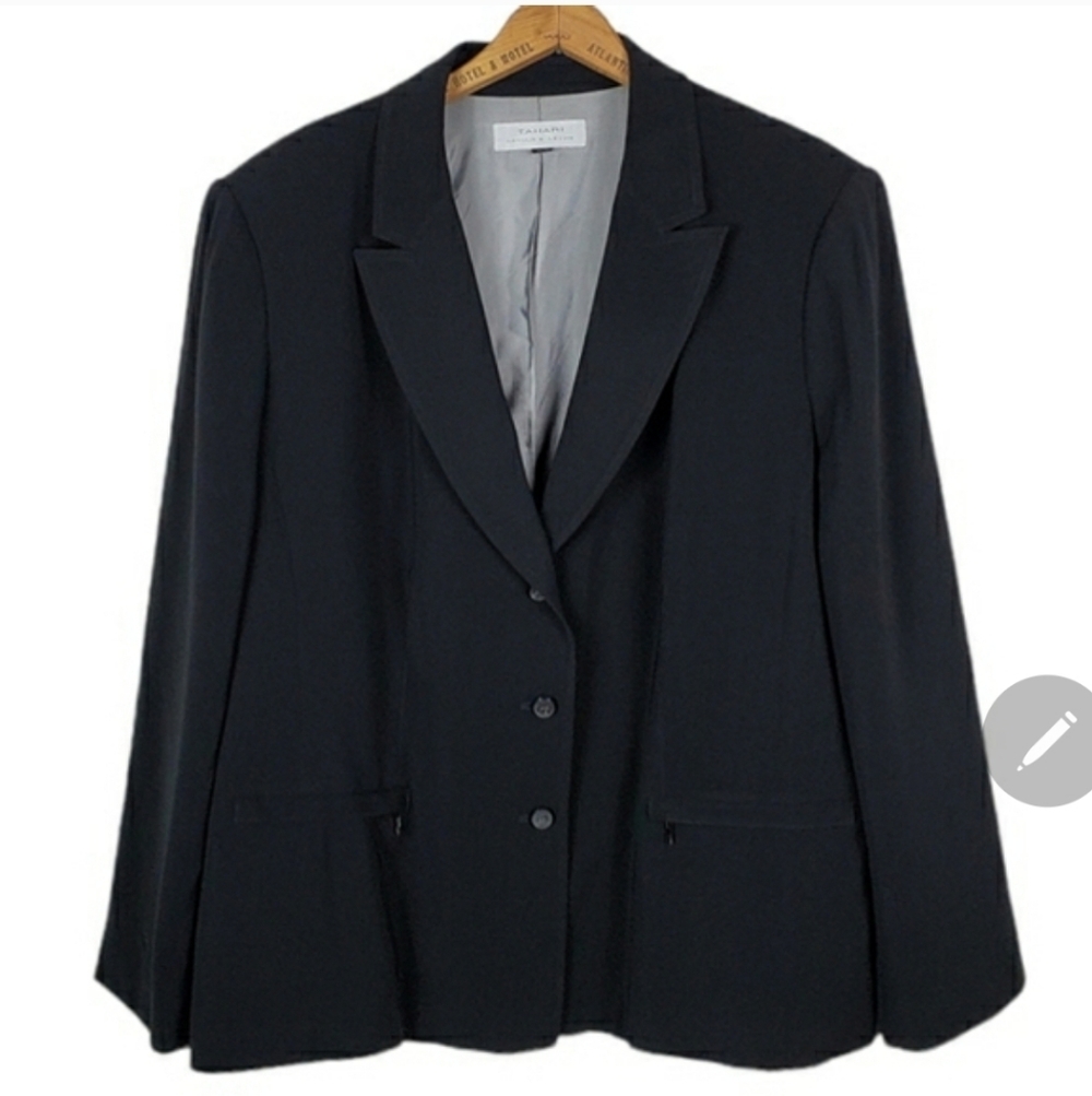 Tahari, Arthur S Levine, Black Blazer, 24
